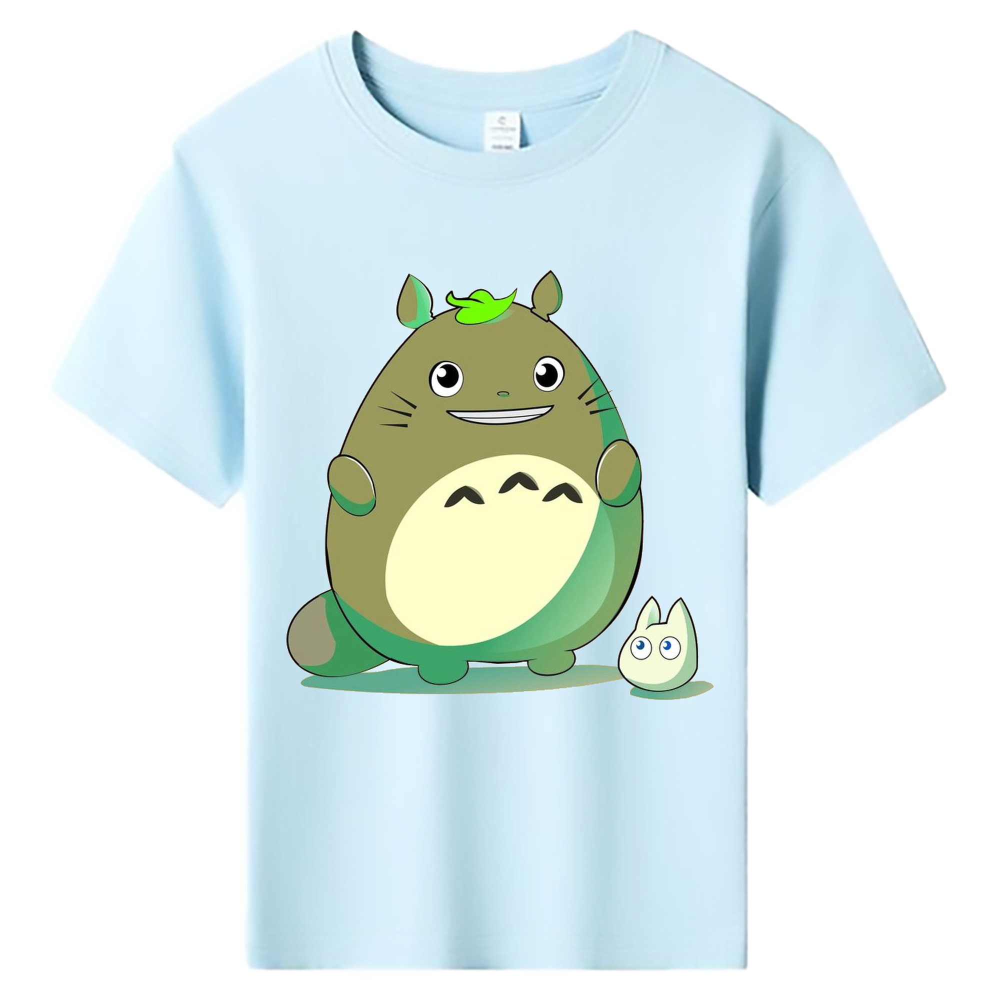 （画像用） となりのトトロ 草壁メイ 草壁サツキ My Neighbor Totoro Satsuki Kusakabe Mei Kusakabe 綿100％キッズTシャツ（フロントプリント）
